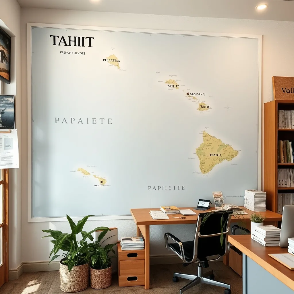 Carte Tahiti 2026 : localisation, villes et relief